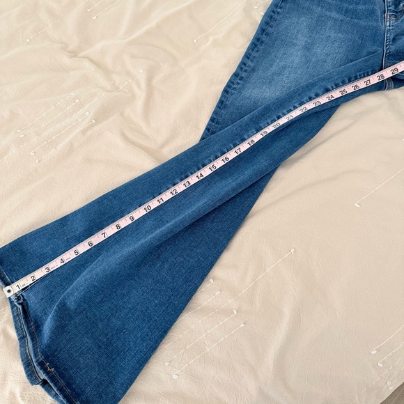 Frame Le Palazzo Crop Mermaid Wide Leg Flare Jeans 29 - Picture 9 of 12